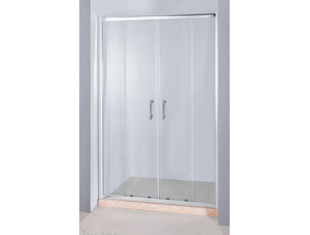 Душевая Дверь «Водный Мир» Стеклянная, Раздвижная, 2 Секция, 150x185см (ВМ-DOOR2)