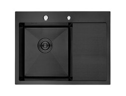 Мойка для Кухни «Aflorn» Графит, Прямоугольная, 58x48x22 (AF95848F-L)