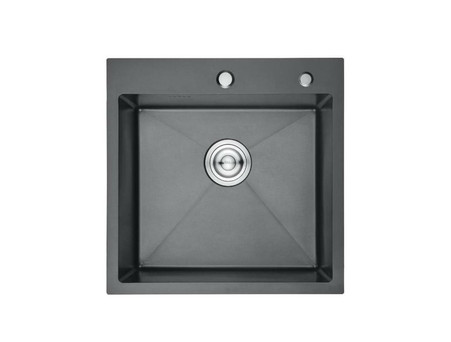 Мойка для Кухни «Aflorn» Premium, Графит, Квадратная, 50x50x22 (AF95050F)