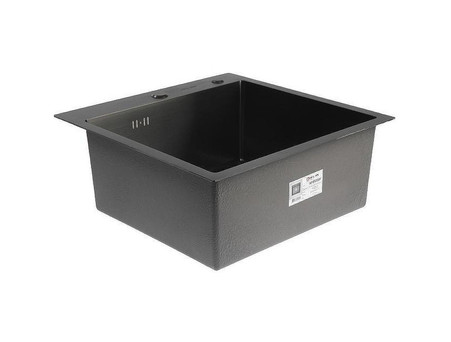 Мойка для Кухни «Aflorn» Premium, Графит, Квадратная, 50x50x22 (AF95050F)