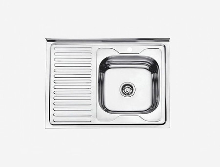 Мойка для Кухни «Accoona» Глянец, Прямоугольная, 60x80 (AB6080-R)