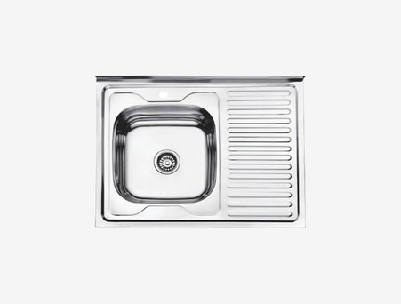 Мойка для Кухни «Accoona» Глянец, Прямоугольная, 60x80 (AB6080-L)