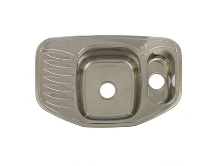 Мойка для Кухни «Accoona» 1.5 Чаши, Глянец, Угловая, 51x78 (25178В)