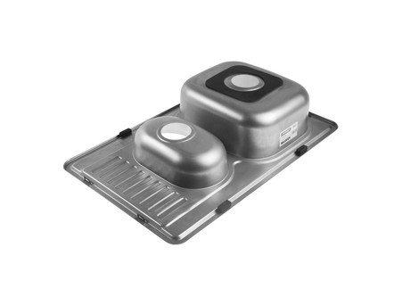 Мойка для Кухни «Accoona» 1.5 Чаши, Глянец, Прямоугольная, 50x78 (AB5078В)