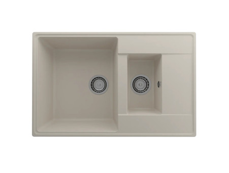 Кухонная Мойка «Ulgran» Quartz Prima 780 1,5k, Двухсекционная, 78x50см