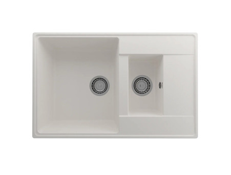 Кухонная Мойка «Ulgran» Quartz Prima 780 1,5k, Двухсекционная, 78x50см