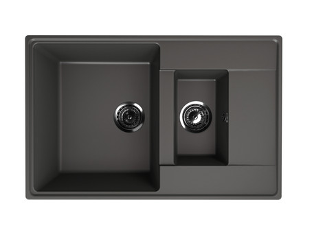 Кухонная Мойка «Ulgran» Quartz Prima 780 1,5k, Двухсекционная, 78x50см