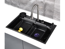 Мойка «ПРОФСАН» Многофункциональная, Графит, 75х46х20см (PSM-9953GR)