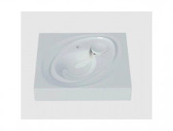 Раковина над Стиральной Машиной «Madera» Perla 55, Литьевой Мрамор (Perla 55)