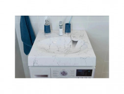 Раковина над Стиральной Машиной «Marko» Мэй 60, Белый Мрамор (52266001)