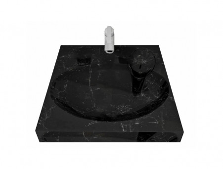 Раковина над Стиральной Машиной «Marko» Мэй 60, Черный Мрамор (52266002)