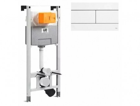 Инсталляция «Oli» 120 Eco Mechanic, Кнопка Slim Хром Глянец (879236mSL00)