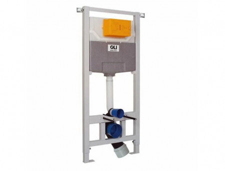 Инсталляция «Oli» 120 Eco Mechanic, Кнопка Narrow OLIpure Черная (773705)