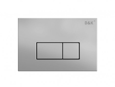 Клавиша Механическая «D&K» Rhein Двойная, Матовая Хром (DB1499002)