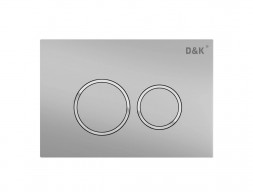 Клавиша Механическая «DK» Bayern Двойная, Матовая Хром (DB1529002)