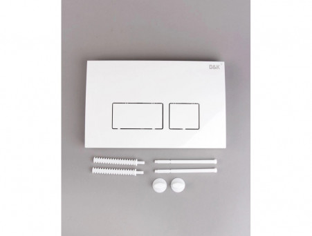 Клавиша Механическая «D&K» Venice Двойная, Белая (DB1029016)