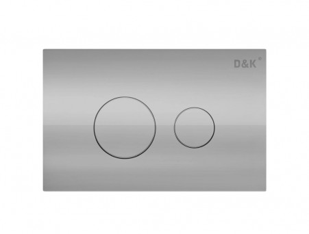 Клавиша Механическая «D&K» Venice Двойная, Хром (DB1029001)