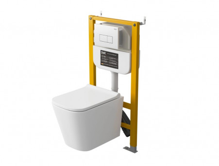 Инсталляция «D&K» Скрытый Монтаж, Универсальная, без Кнопки, 50x12x127см (DI8050127)