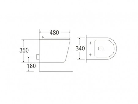 Унитаз Подвесной «Cerutti Spa» Микролифт (2615E)