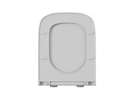 Унитаз Подвесной «D&K» Quadro, Безободковый Сиденье Микролифт, Белый (DT1516016)