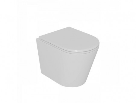 Унитаз Подвесной «D&K» Venice, Безободковый, Микролифт, Белый (DT1026516)