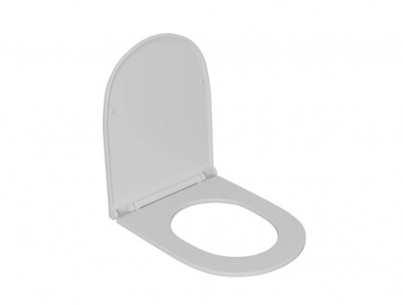 Унитаз Подвесной «D&K» Matrix, Безободковый, Сиденье Микролифт, Белый (DT1396516)