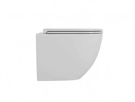 Унитаз Подвесной «D&K» Matrix, Безободковый, Сиденье Микролифт, Белый (DT1396516)