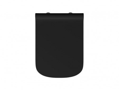 Унитаз Подвесной «D&K» Berlin, Безободковый, Сиденье Микролифт, Черный (DT1436025)