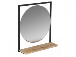 Зеркало «MarkaOne» Grunge Loft Круглое, 60П, Дуб Вотан (Ц0000007991)