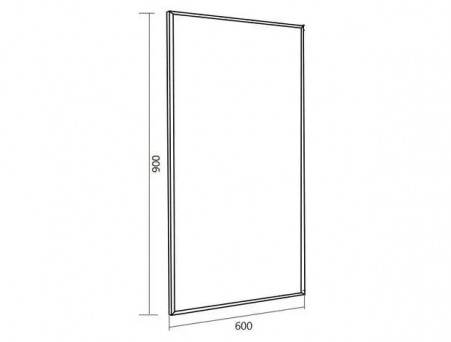 Зеркало «MarkaOne» Cube 60, Зеркало (У83243)