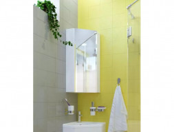 Зеркало-Шкаф «MarkaOne» Penta 43П 1д, Угловой, Белый (Ц0000005168)