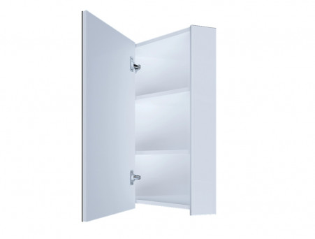 Зеркало-Шкаф «MarkaOne» Penta 43П 1д, Угловой, Белый (Ц0000005168)