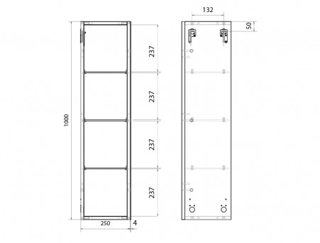 Пенал «MarkaOne» Cube 25П, Белый (У79533)