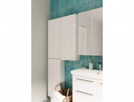 Пенал «MarkaOne» Gaula 40Н 2д., Белый (У92522)