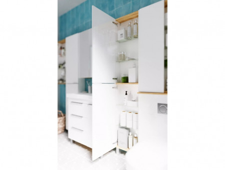 Пенал «MarkaOne» Gaula 40Н 2д., Белый (У92522)