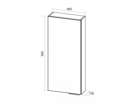 Пенал «MarkaOne» Gaula 40Н 2д., Черный (У92553)