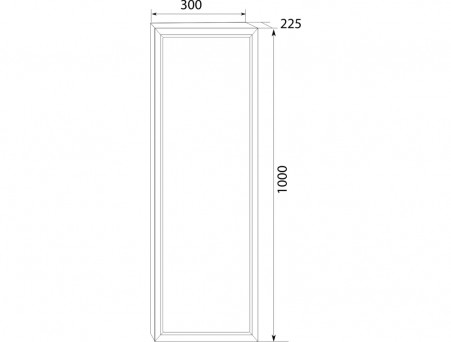 Пенал «MarkaOne» Milacco L 30П 1д., Pure White (У73201)