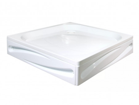 Поддон «MarkaOne» Freya New с Панелями, Квадрат, 80x80, Белый (01пфн80п)