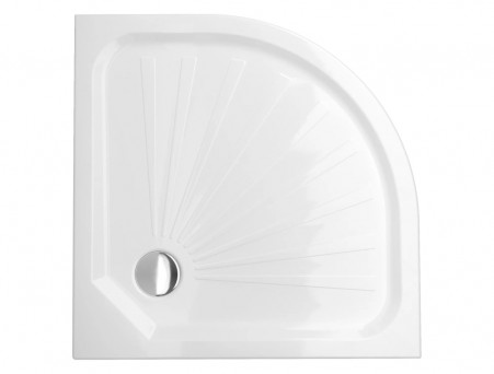 Поддон «MarkaOne» Tondo Полукруг, 100x100, Белый (01пто10)