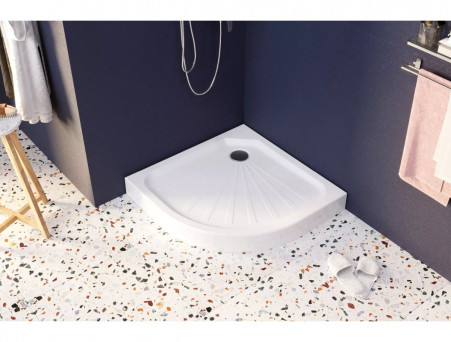 Поддон «MarkaOne» Tondo Полукруг, 90x90, Белый (01пто90)