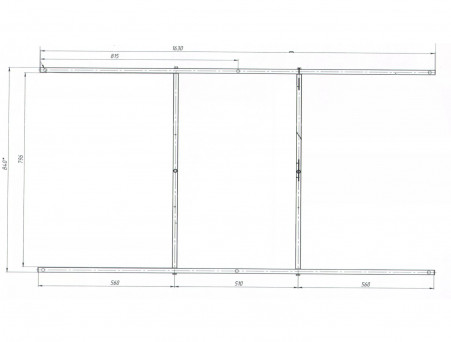 Рама «MarkaOne» Разборная Aelita 170x90, Черный (03аэл1790)