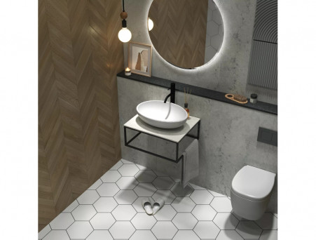 Столешница «MarkaOne» Loft из Керамогранита 60, Серый (Ц0000008734)