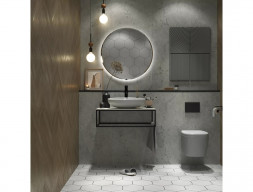 Столешница «MarkaOne» Loft из Керамогранита 80, Серый (Ц0000008735)