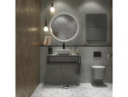 Столешница «MarkaOne» Loft из Керамогранита 90, Серый (Ц0000008736)