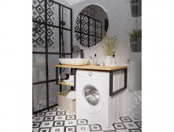 Столешница под Стиральную Машину «MarkaOne» Grunge Loft 120, Дуб Вотан (Ц0000004100)