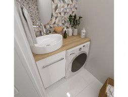 Столешница под Стиральную Машину «MarkaOne» Wash 110L, Дуб Сонома (Ц0000004099)