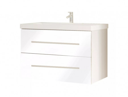 Тумба «MarkaOne» Mix 70П 2я. БГ Рейлинг, Белый (У57025)