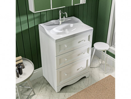 Тумба с Раковиной «MarkaOne» Avanti 60Н 3я., Белый (У99204)