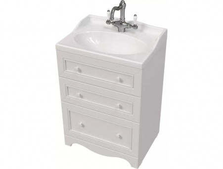 Тумба с Раковиной «MarkaOne» Avanti 60Н 3я., Белый (У99204)