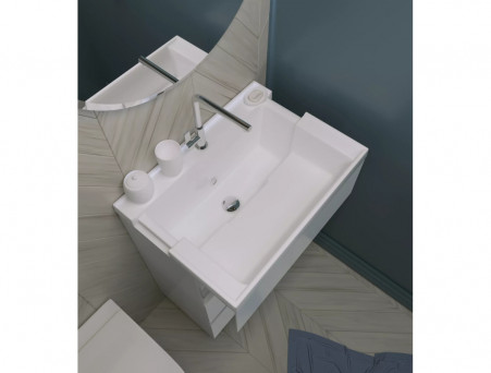 Тумба с Раковиной «MarkaOne» Bumble 50Н 2я., Белый (У88747)